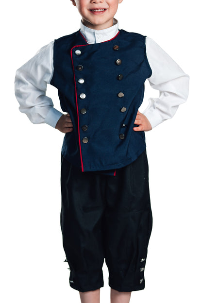 Hátíðarbúningur fyrir börn í þjóðlegum stíl